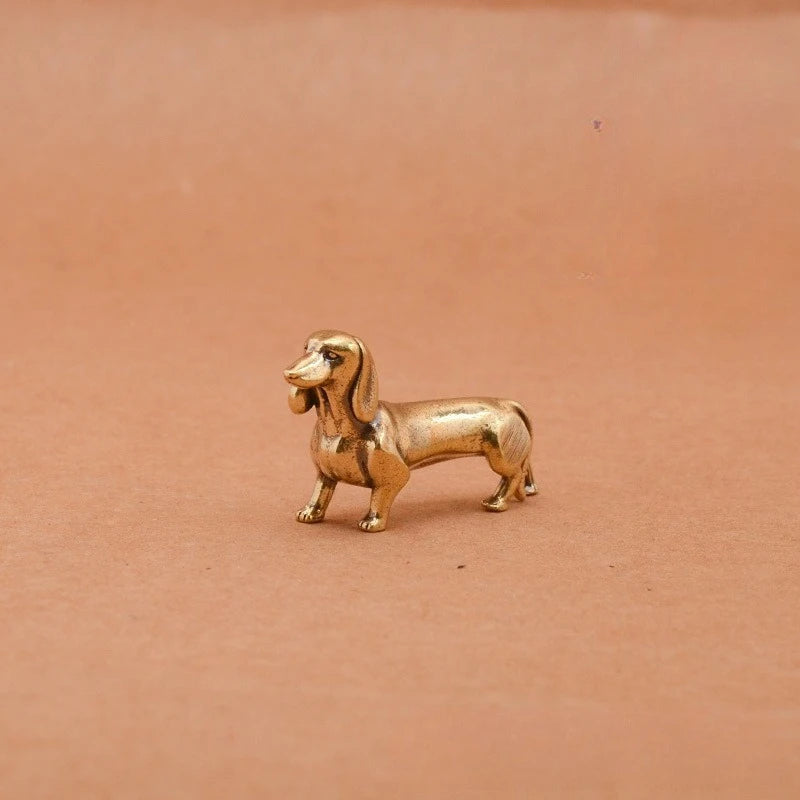 The Long Dog — Small Bronze Dachshund