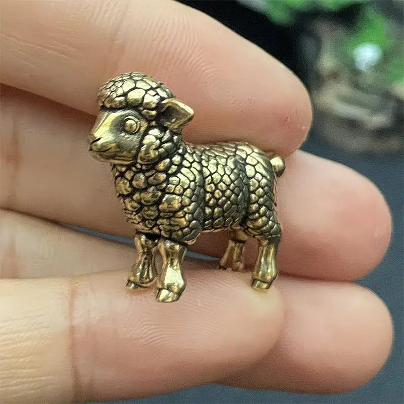 Lamb in Spring — Small Bronze Lamb