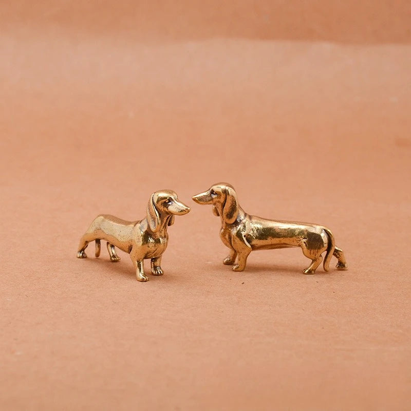 The Long Dog — Small Bronze Dachshund