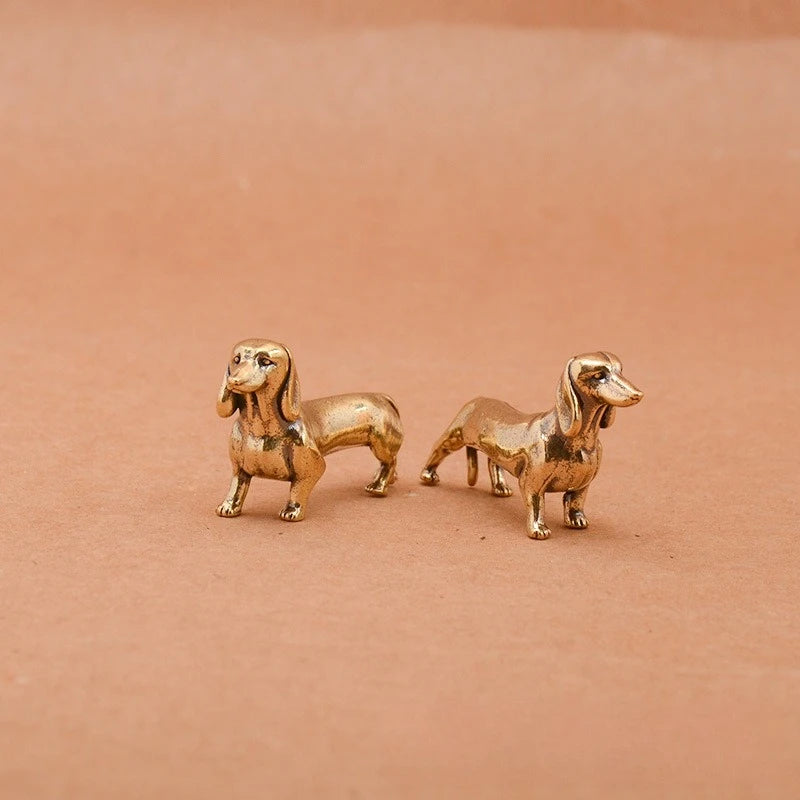 The Long Dog — Small Bronze Dachshund