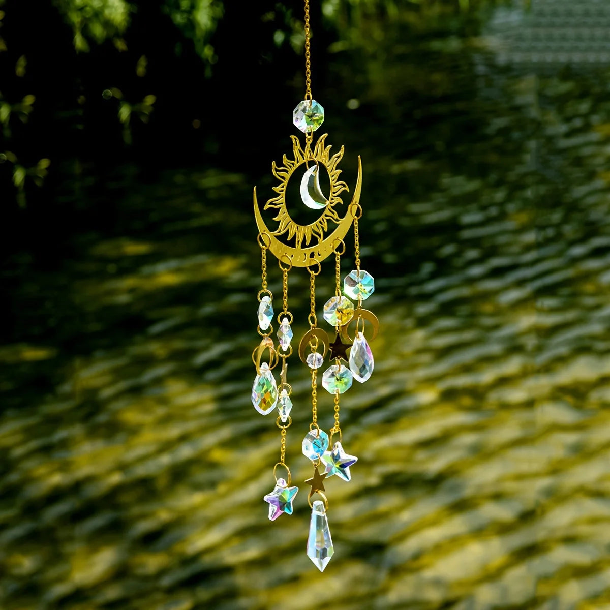 Star and Moon — Garden Wind Chime