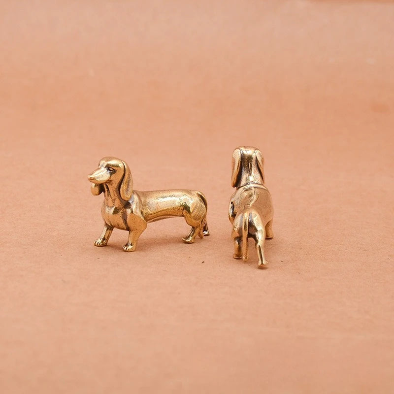 The Long Dog — Small Bronze Dachshund