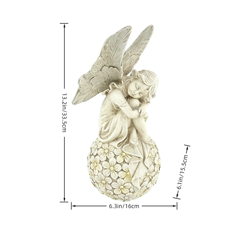 Angel on the Bloom — Garden Angel Statue