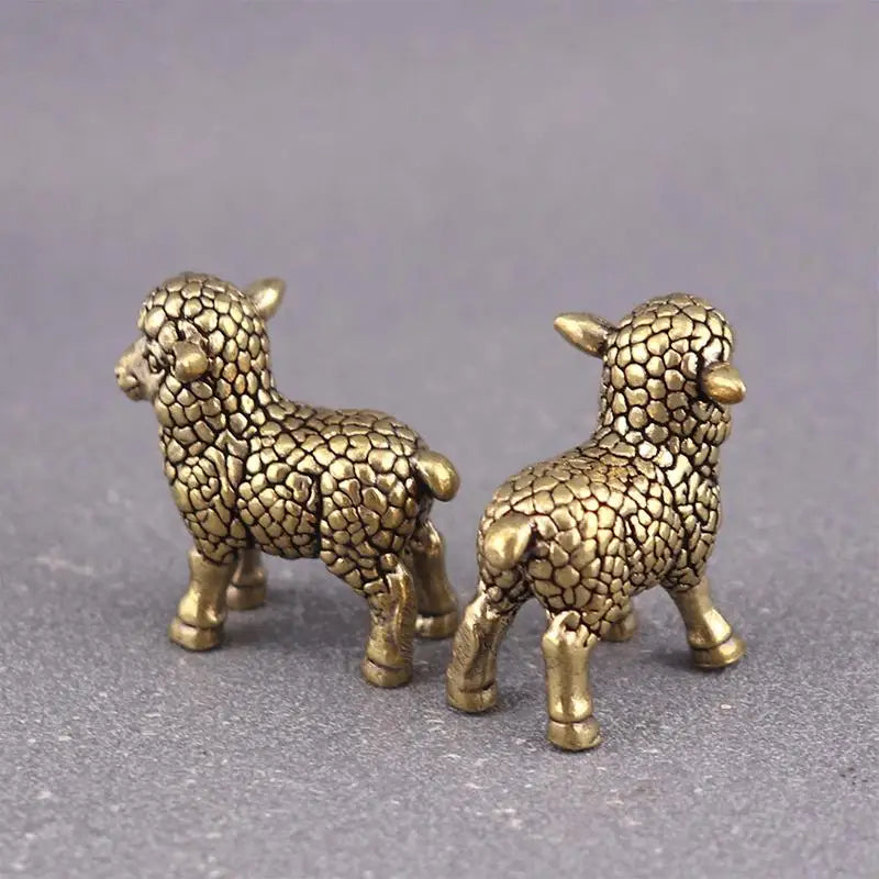 Lamb in Spring — Small Bronze Lamb