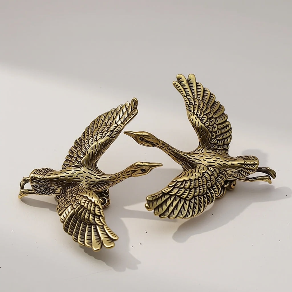 The Long-Legged Crane — Small Bronze Crane