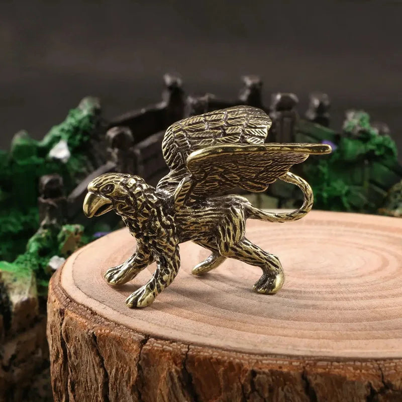 The Winged Guardian — Small Bronze Griffin