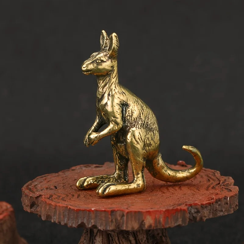 Kangaroo, Mid-Hop — Small Bronze Kangaroo