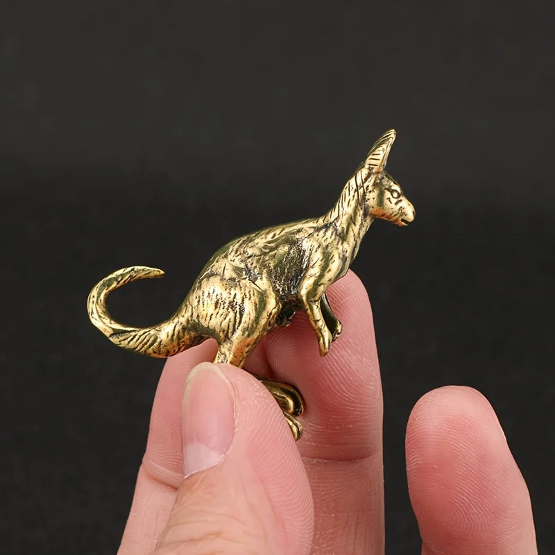 Kangaroo, Mid-Hop — Small Bronze Kangaroo
