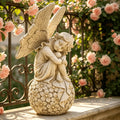 Sleeping angel garden statue