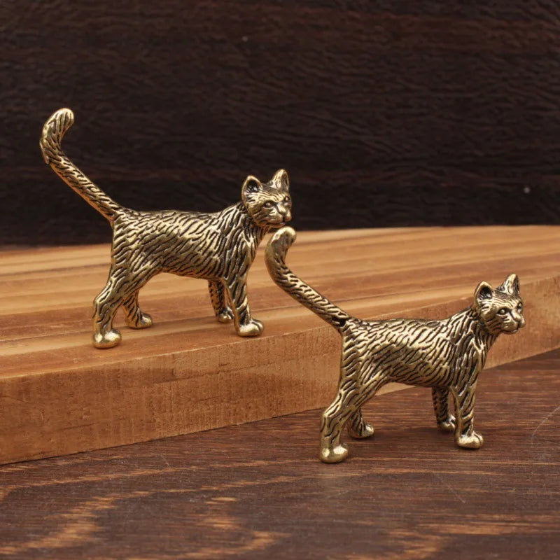 Cat, Composed — Small Bronze Cat