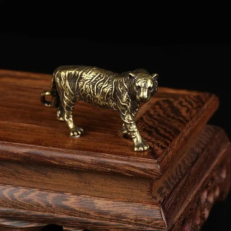 Tiger, Still — Small Bronze Tiger