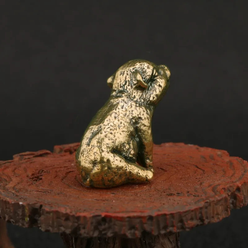 Piglet, Lucky — Small Bronze Pig