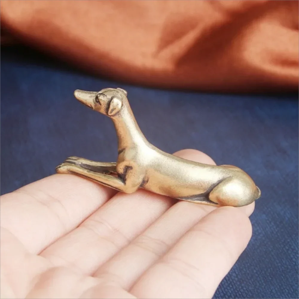 Greyhound at Rest — Small Bronze Greyhound