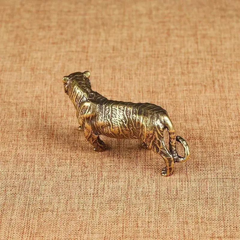 Tiger, Still — Small Bronze Tiger