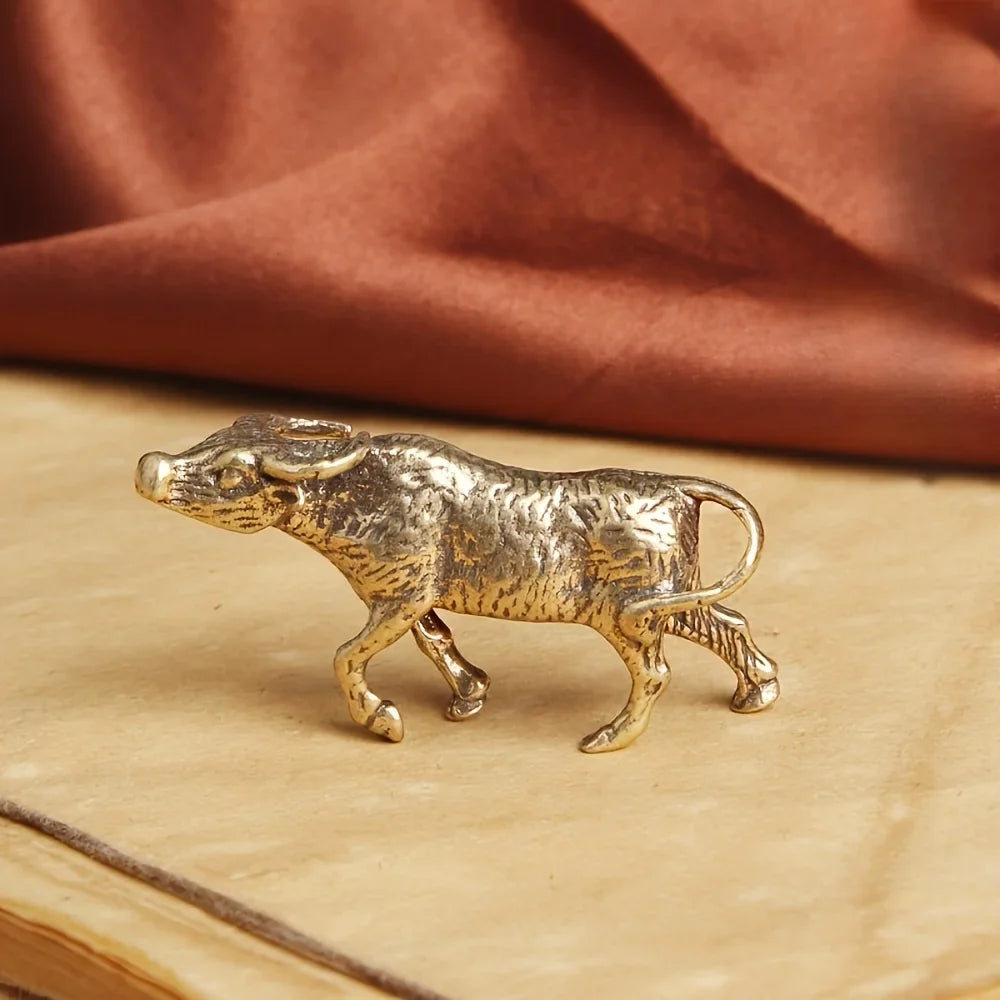 Buffalo, Broad — Small Bronze Buffalo