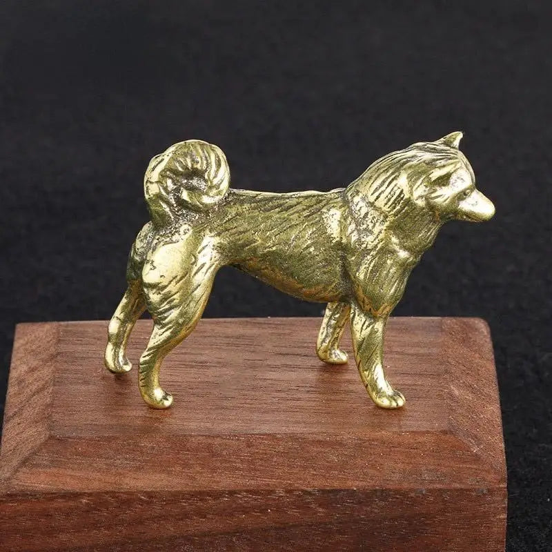 Shiba, Bright-Eyed — Small Bronze Shiba Inu