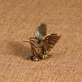 Brass eagle tea pet ornament