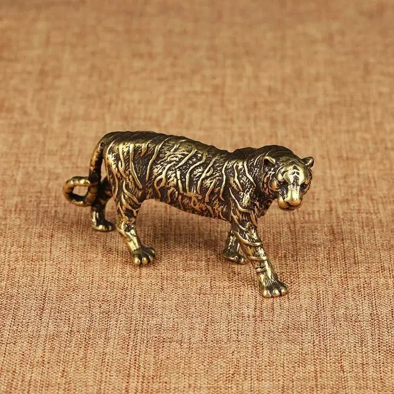 Tiger, Still — Small Bronze Tiger