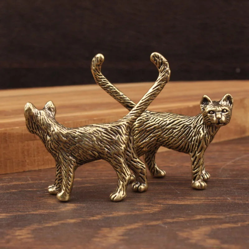 Cat, Composed — Small Bronze Cat