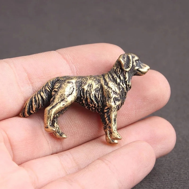Retriever, Waiting — Small Bronze Retriever