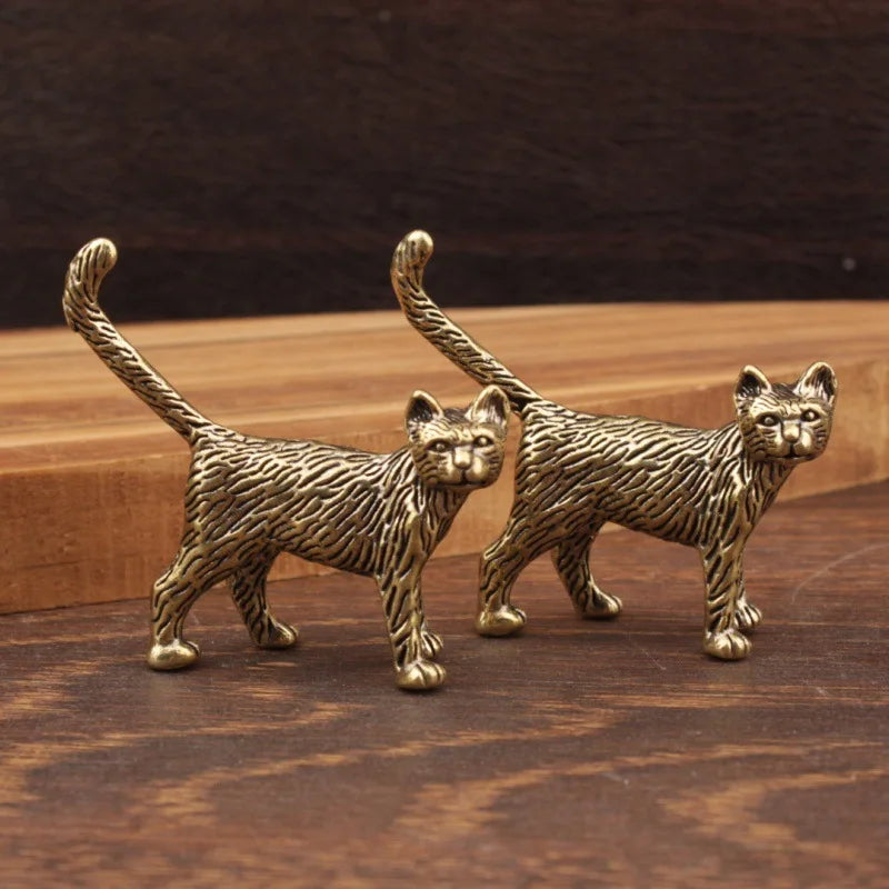 Cat, Composed — Small Bronze Cat