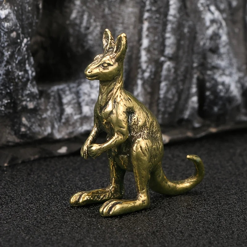 Kangaroo, Mid-Hop — Small Bronze Kangaroo