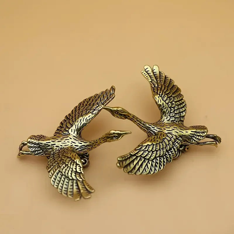 The Long-Legged Crane — Small Bronze Crane