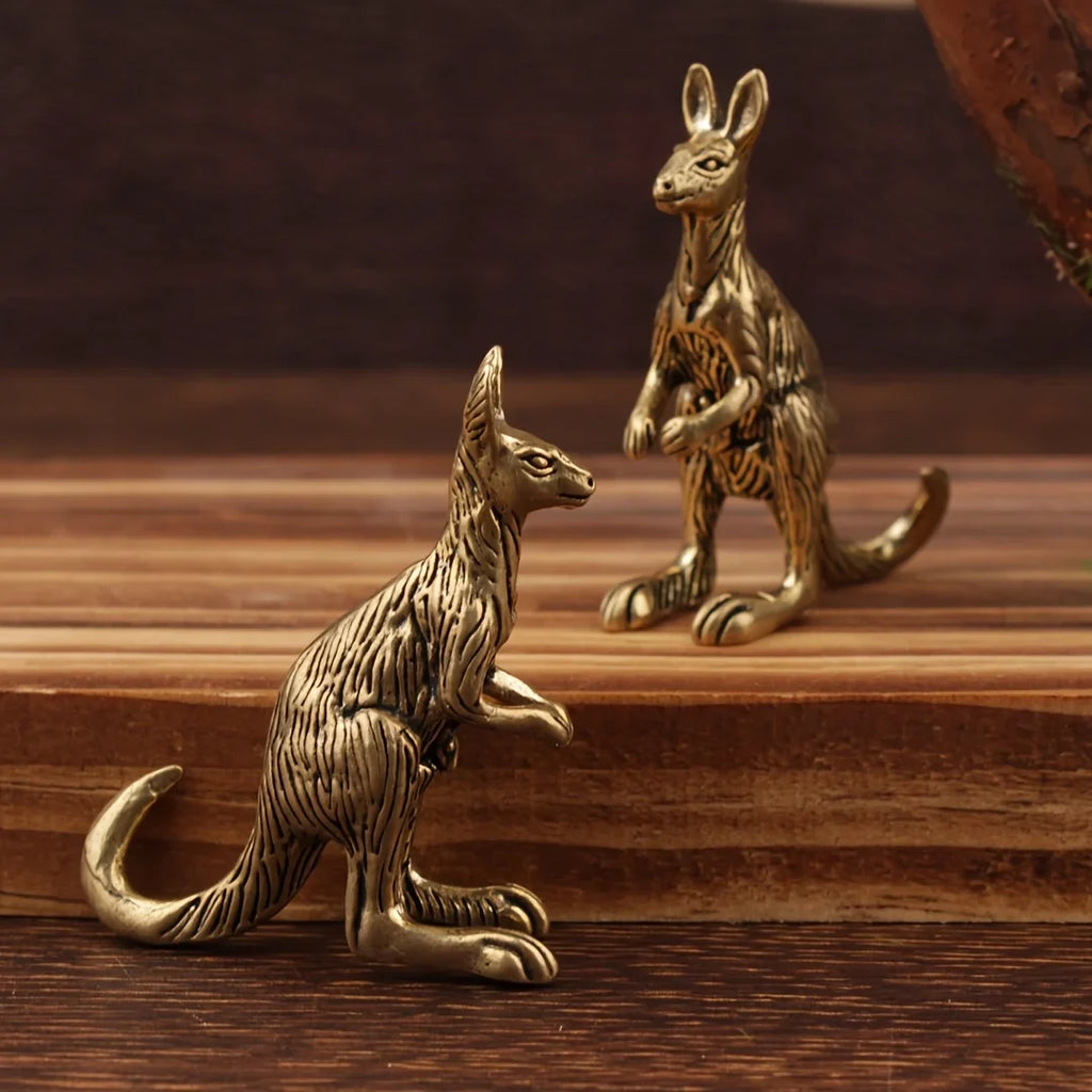 Kangaroo, Mid-Hop — Small Bronze Kangaroo