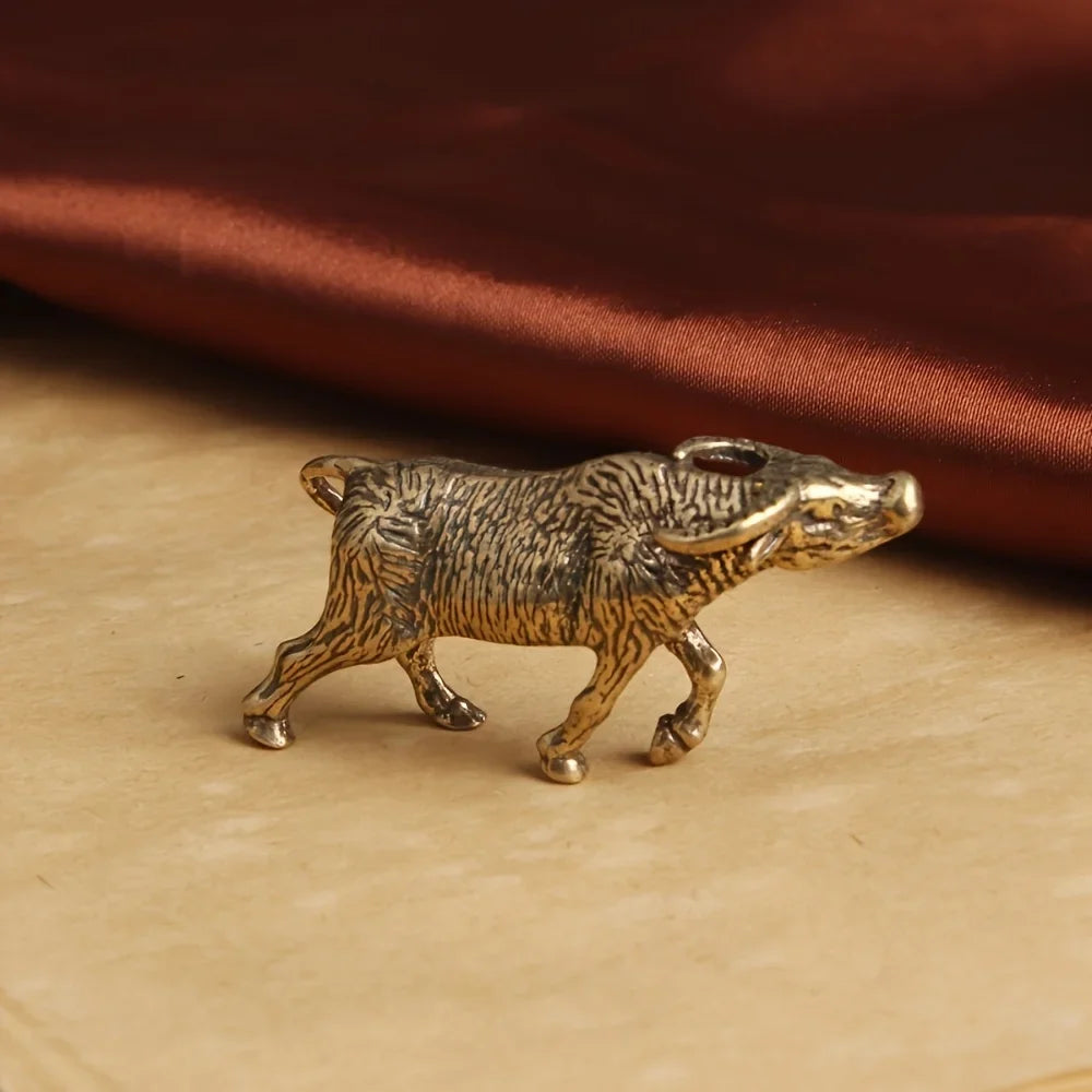 Buffalo, Broad — Small Bronze Buffalo