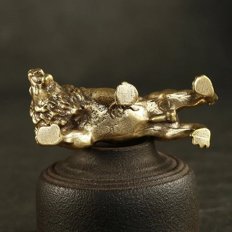 Lion, for Courage — Small Bronze Lion