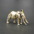 Elephant, Long Road — Small Bronze Elephant