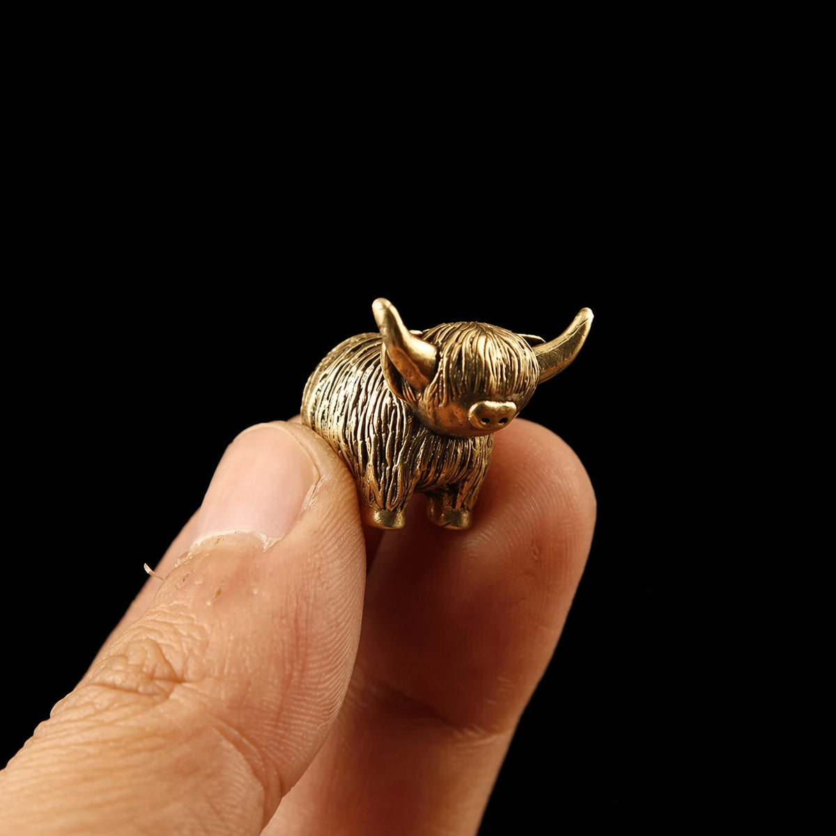 Highland Cow — Small Bronze Highland Cow