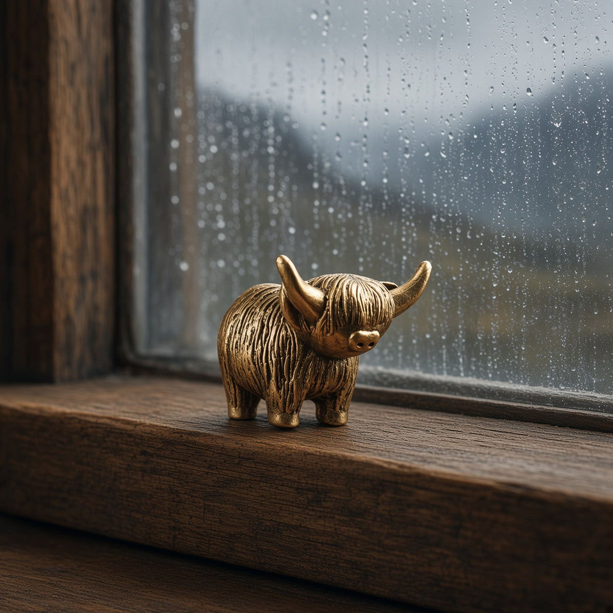 Highland Cow — Small Bronze Highland Cow