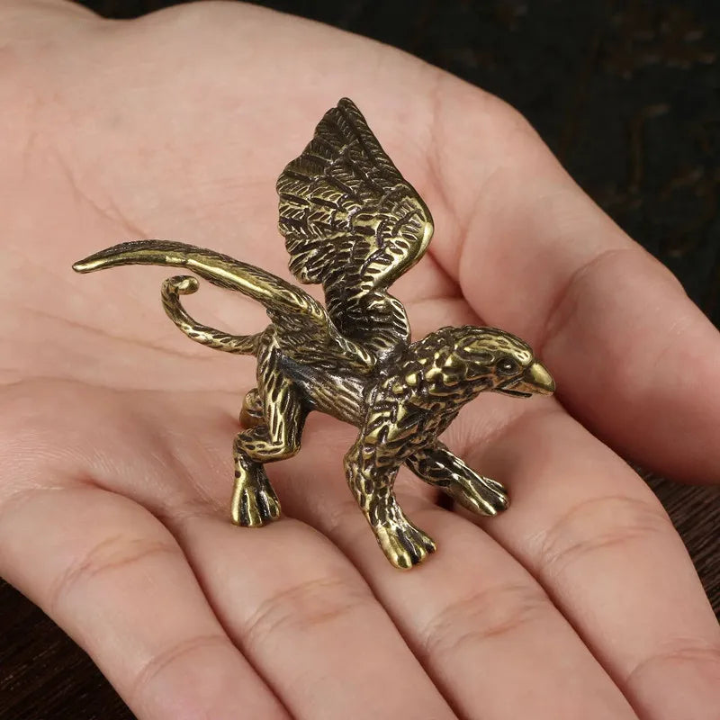 The Winged Guardian — Small Bronze Griffin