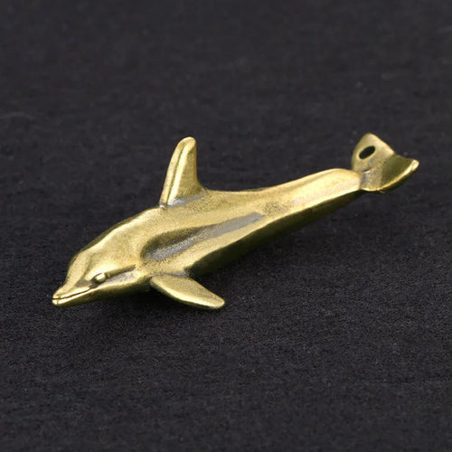 Dolphin, Cresting — Small Bronze Dolphin